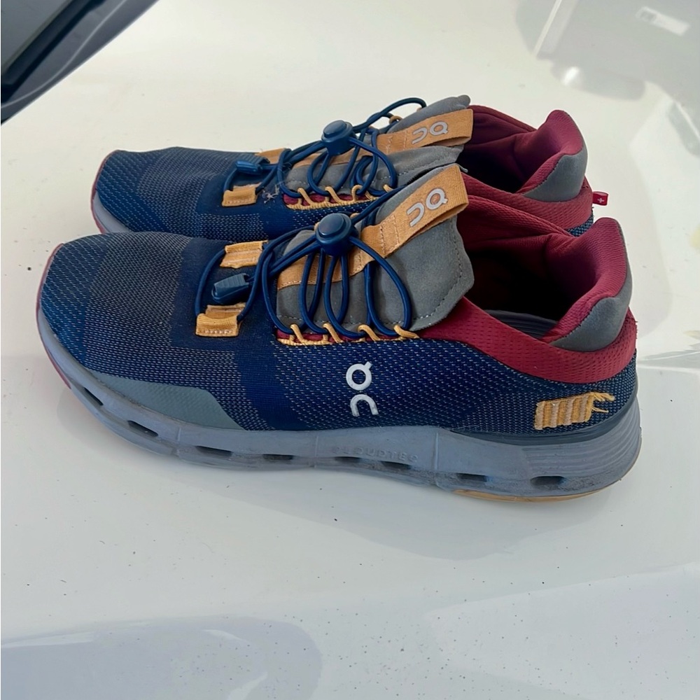 Unisex On Running CloudNova Athletic Shoes - Navy, Burgundy, and Mustard